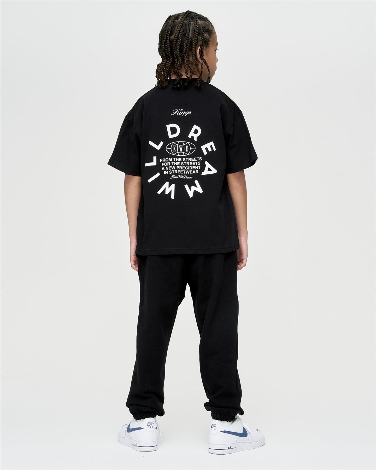 Kids Boys Studio Globalise T-Shirt Black
