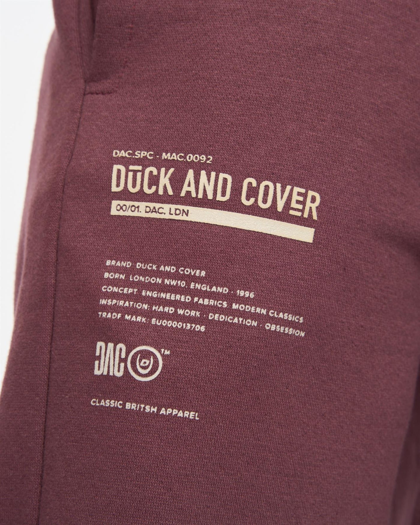 Mens Applewood Crew & Joggers Set Raisin