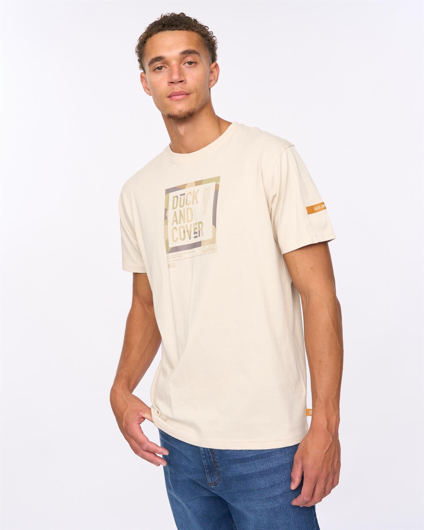 Mens Primatic T-Shirt Off White