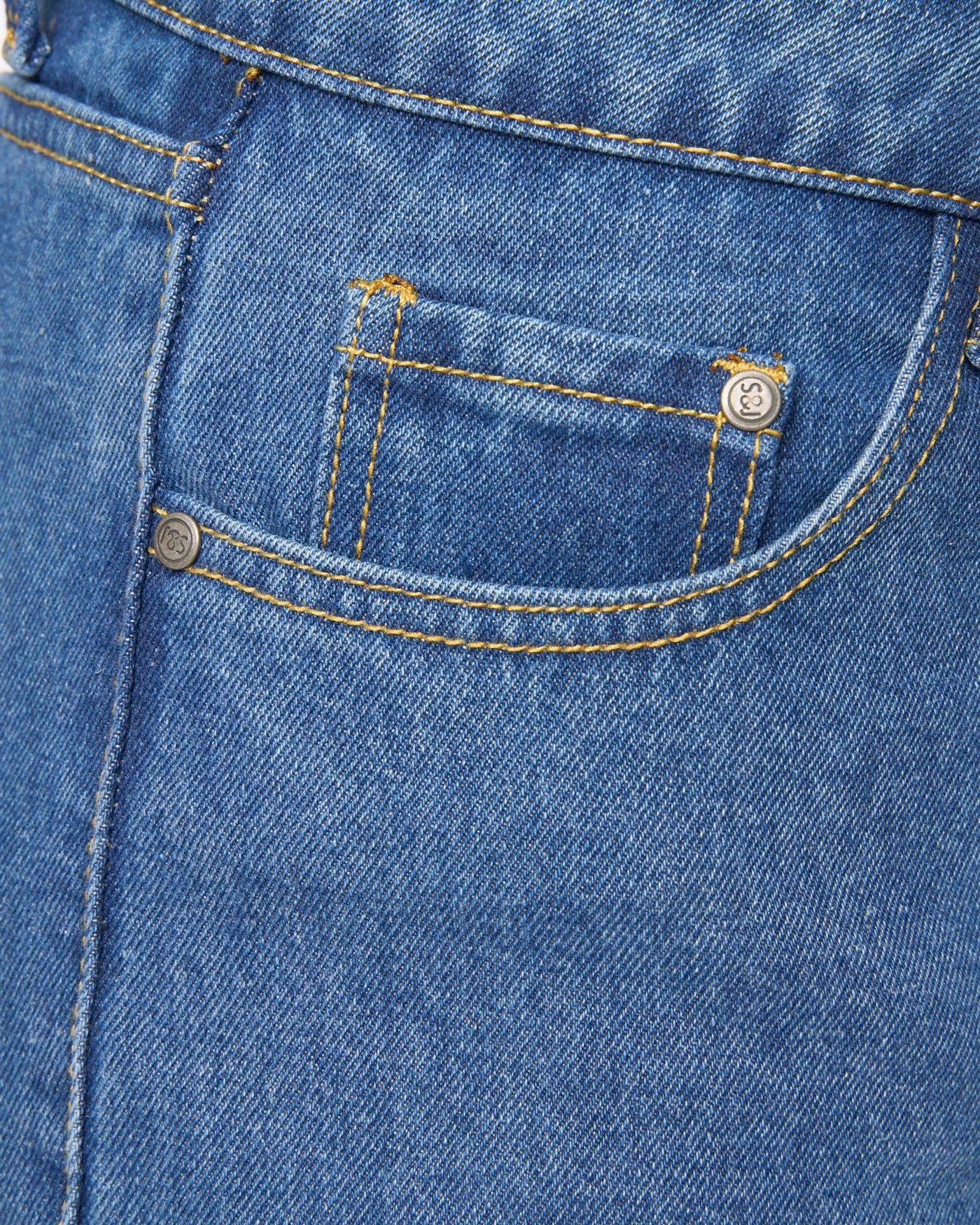 Mens Smith & Jones Sazzi Straight Fit Jeans 2pk Dark Wash/Stone Wash