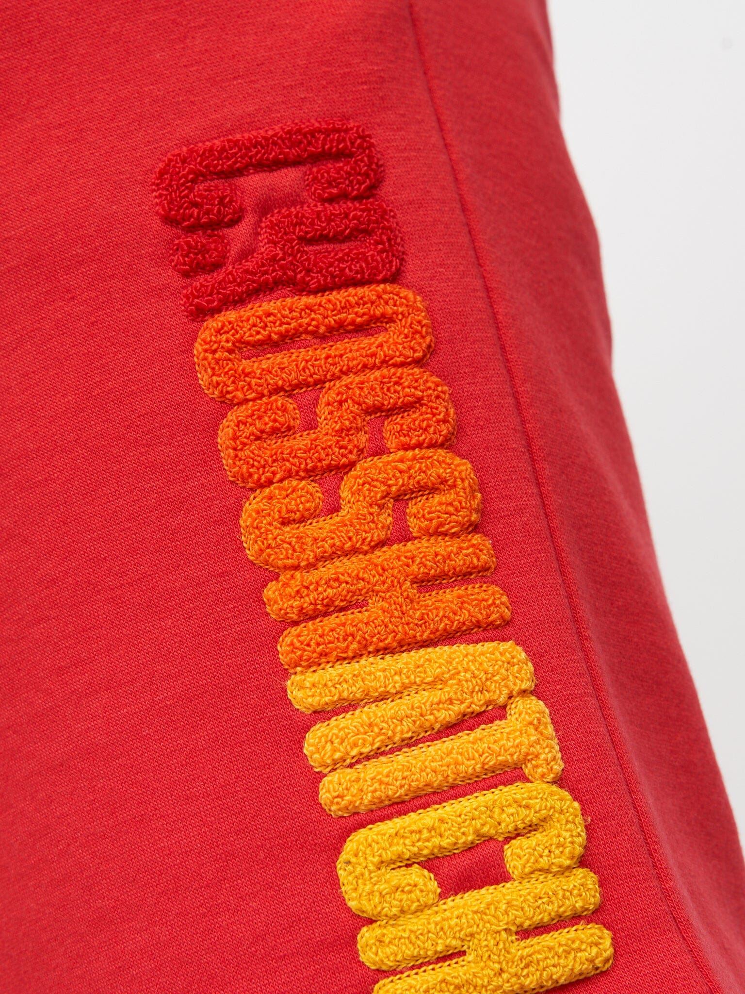 Flocked Shorts Red