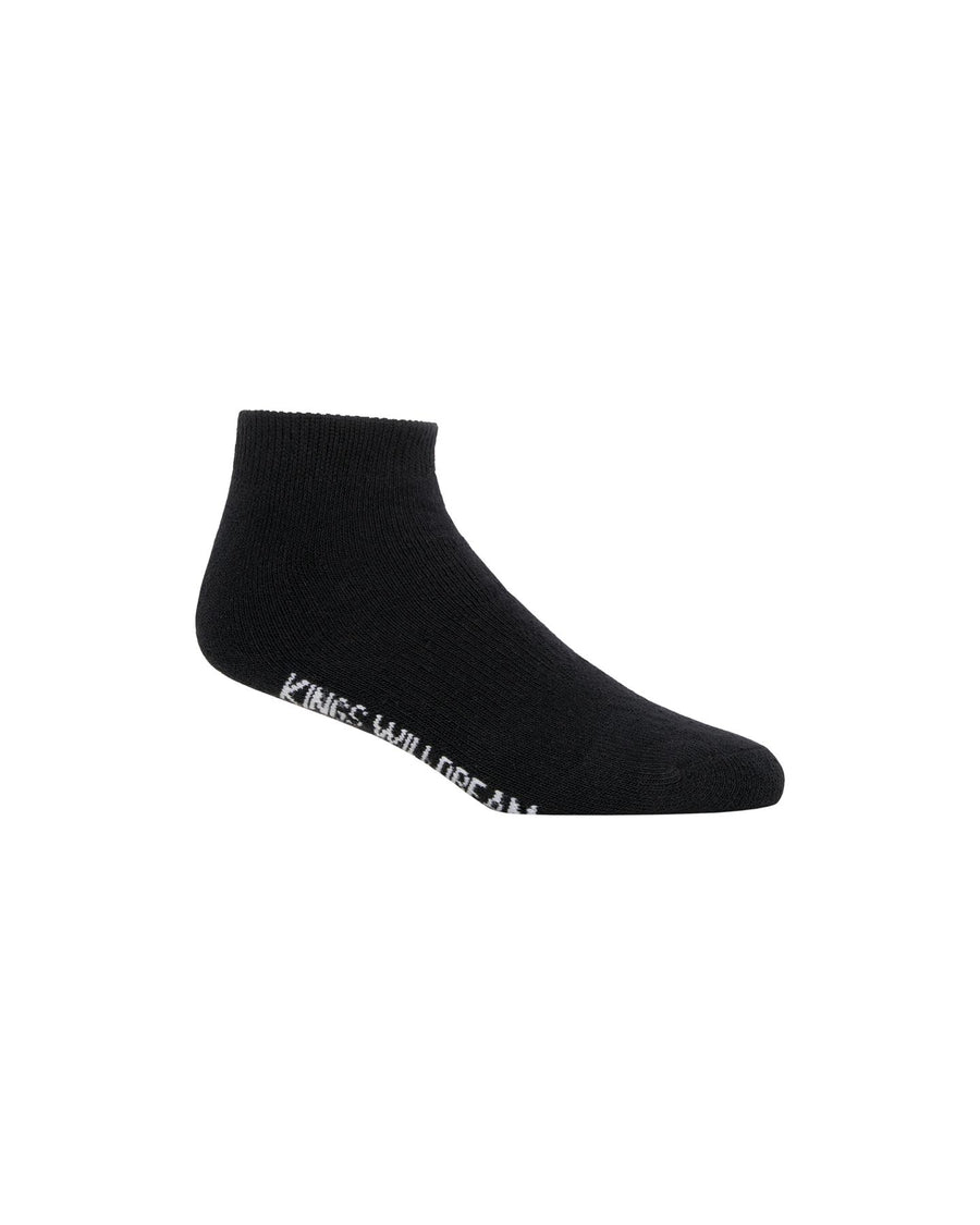 Mens Simplene Ankle Socks 3pk Black