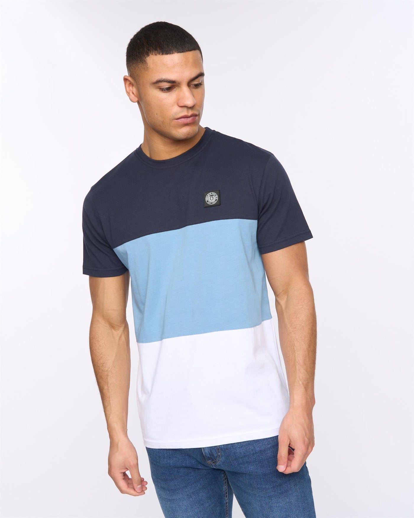 Mens Henpanel T-Shirt Navy