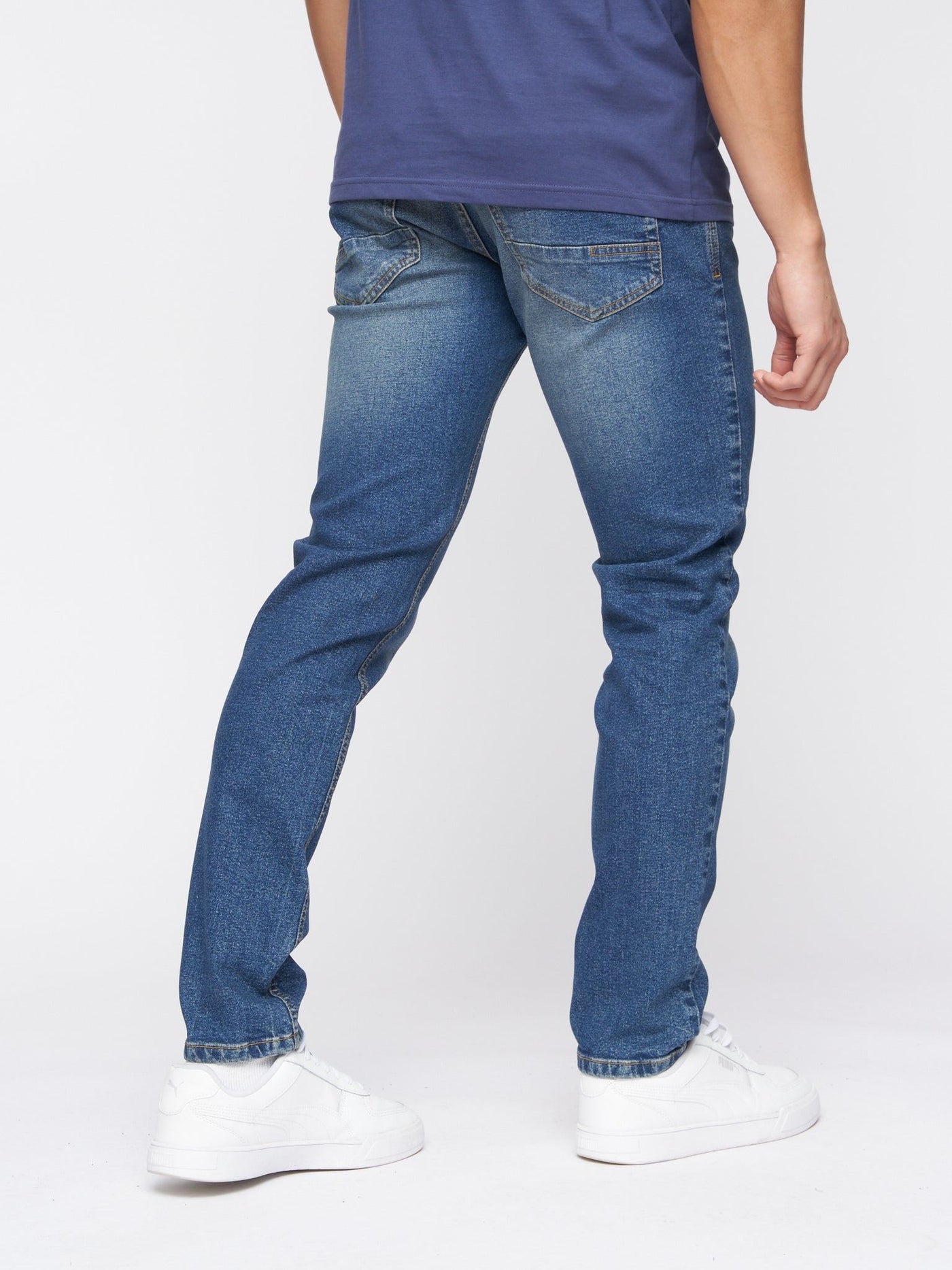 Buraca Slim Fit Denim Jeans Stone Wash