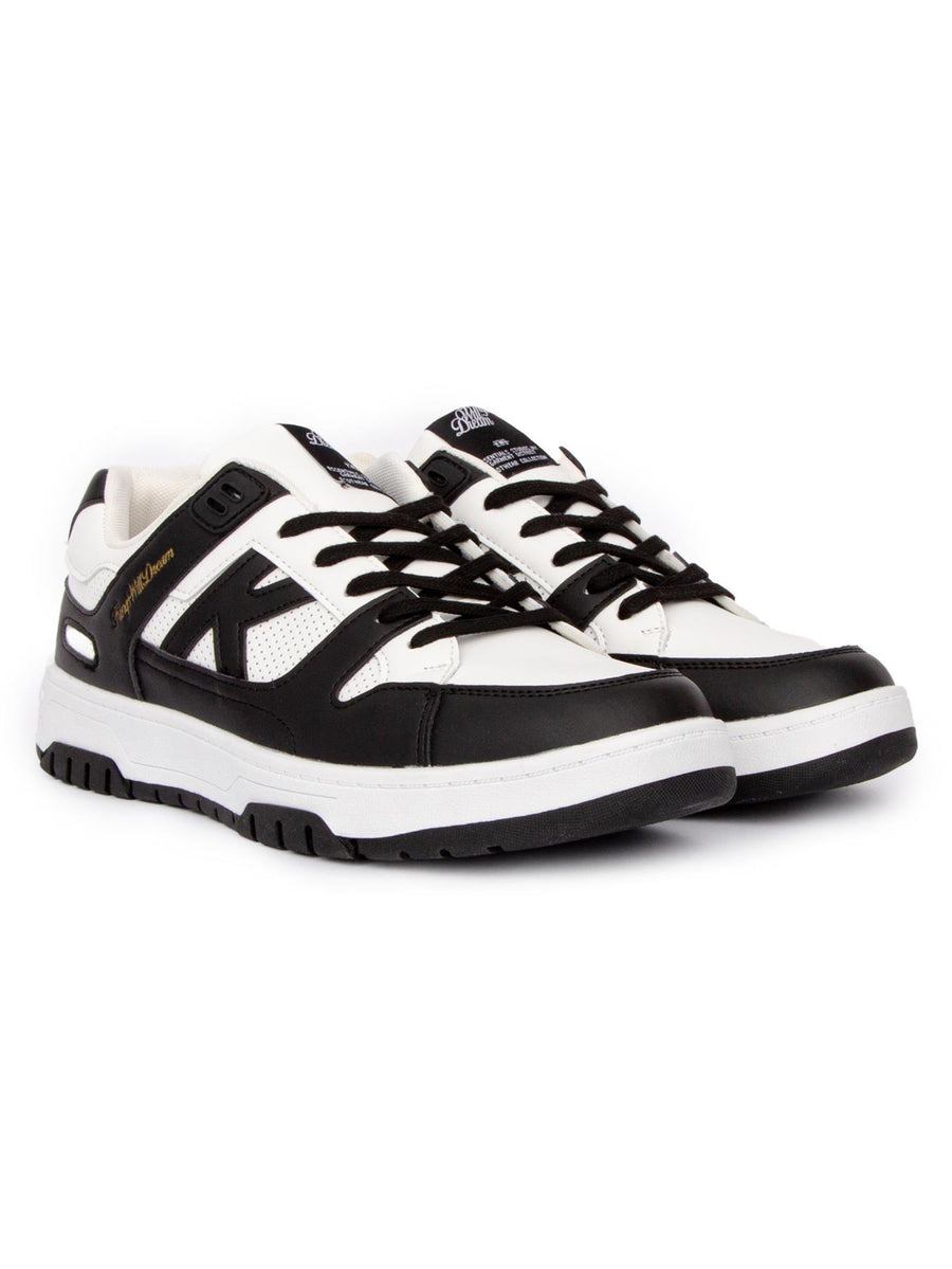 Mens Studio Kay Skater Trainers Black/White