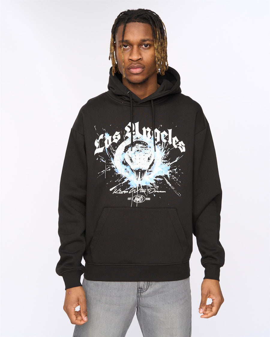 Mens Snakered Hoodie Black