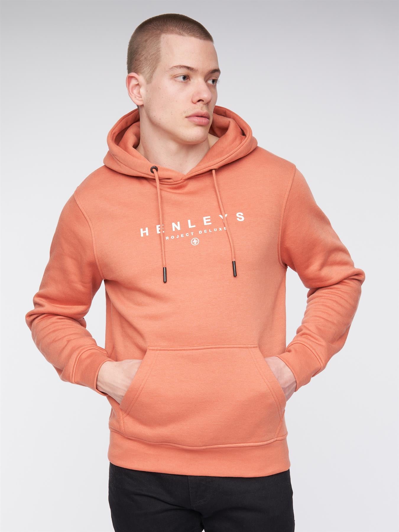 Mens Ninesix Hoodie Brick Red