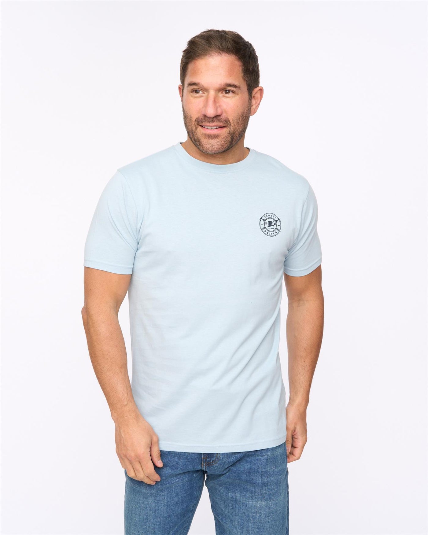 Mens Arkley T-Shirt Light Blue