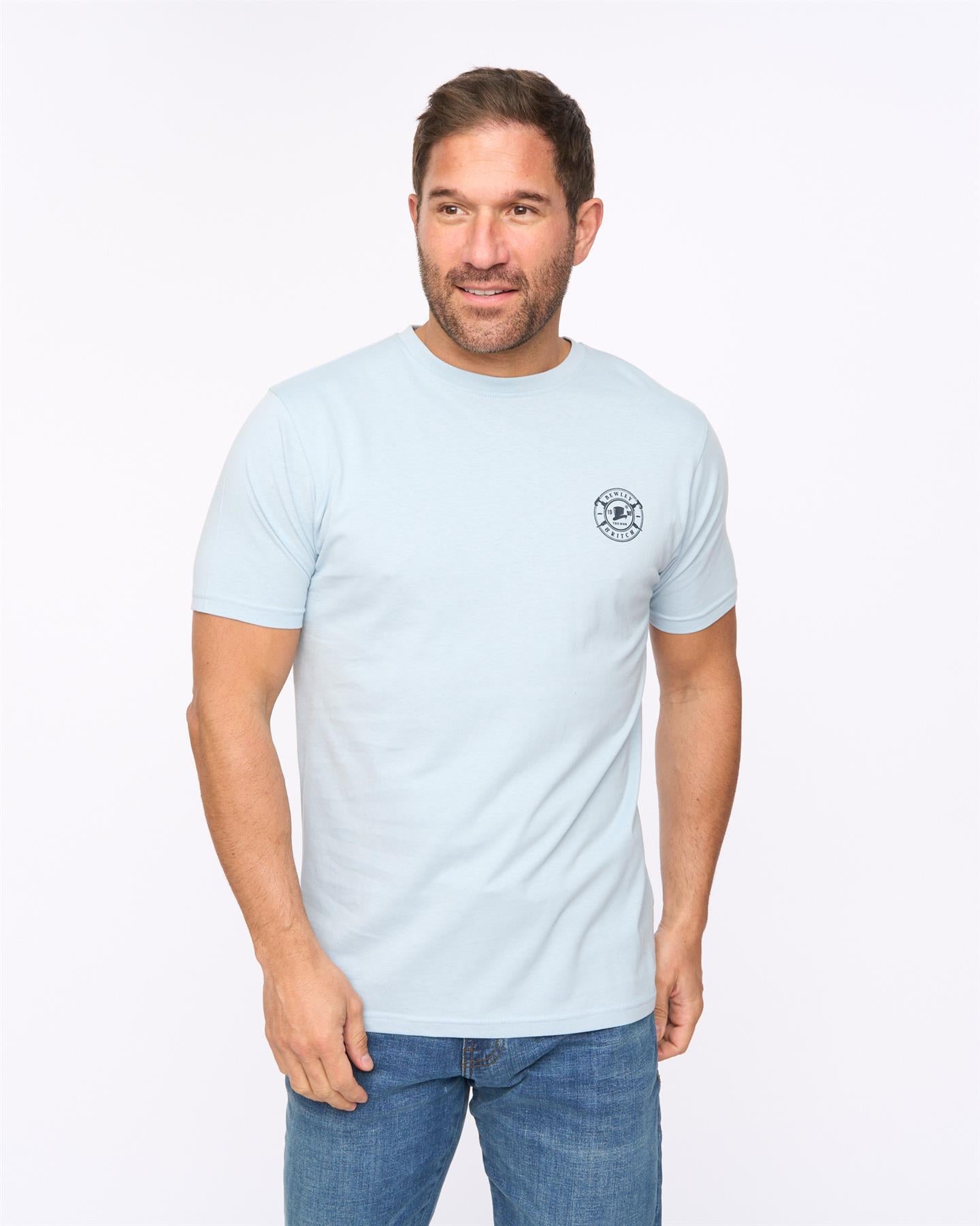 Mens Arkley T-Shirt Light Blue