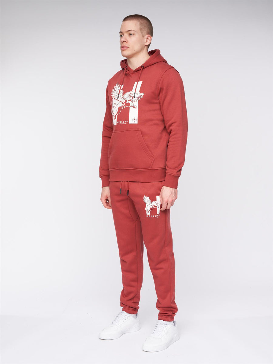 Curveball Hoodie Deep Red