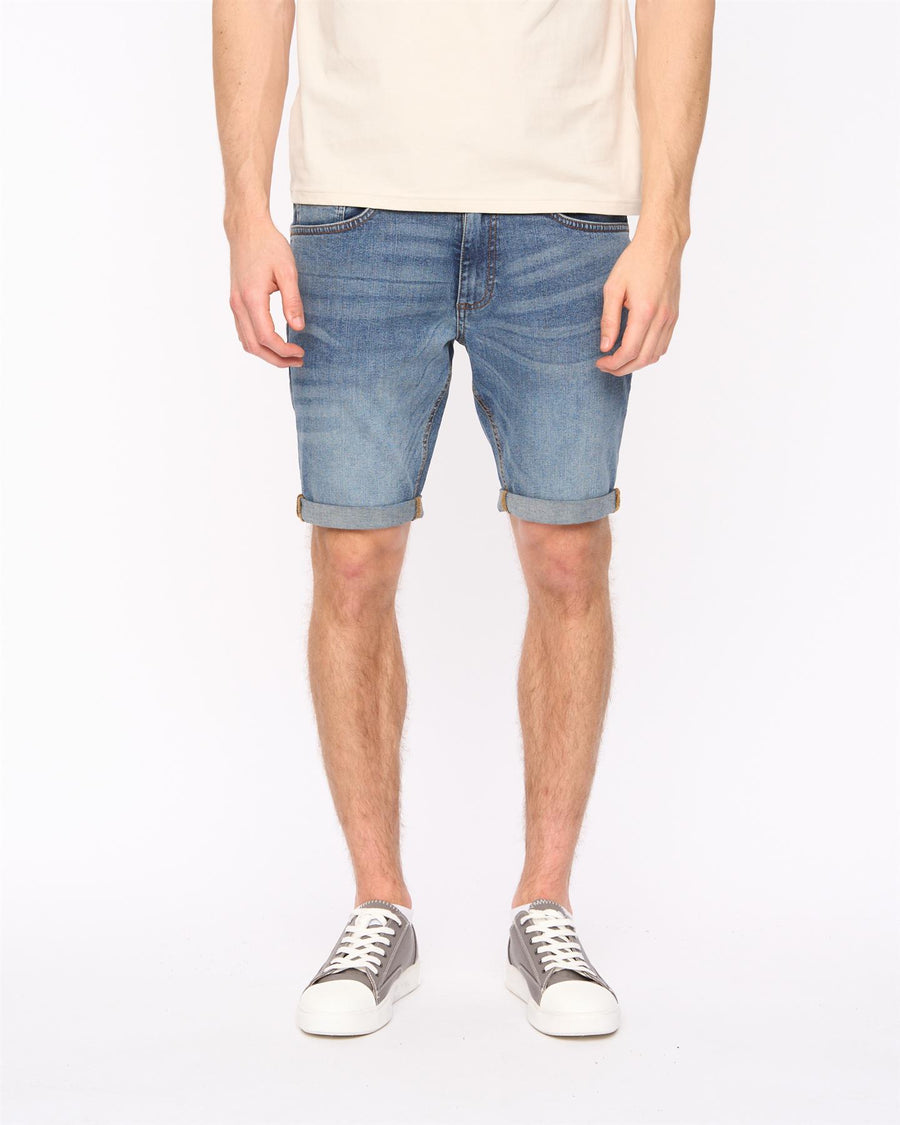 Duck and Cover Mens Zeki Shorts Stone Wash