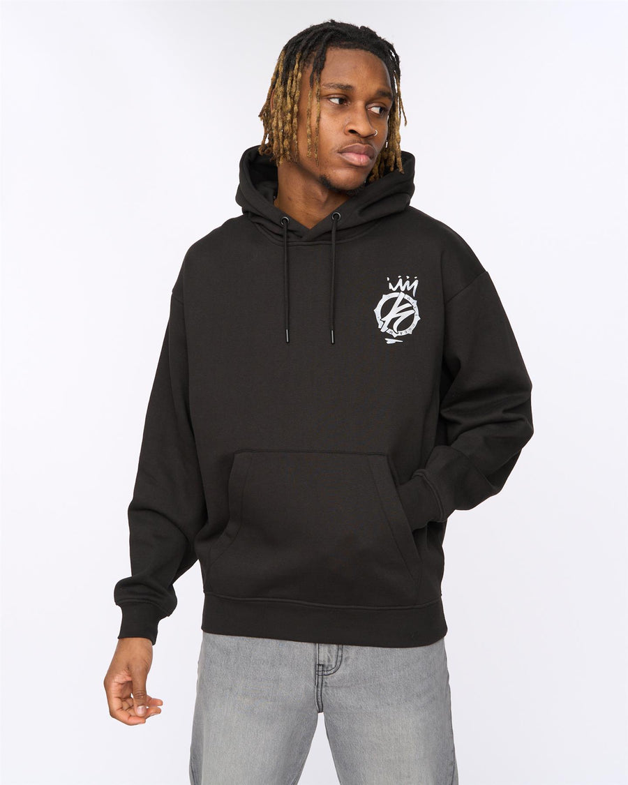 Mens Kayspray Hoodie  Black