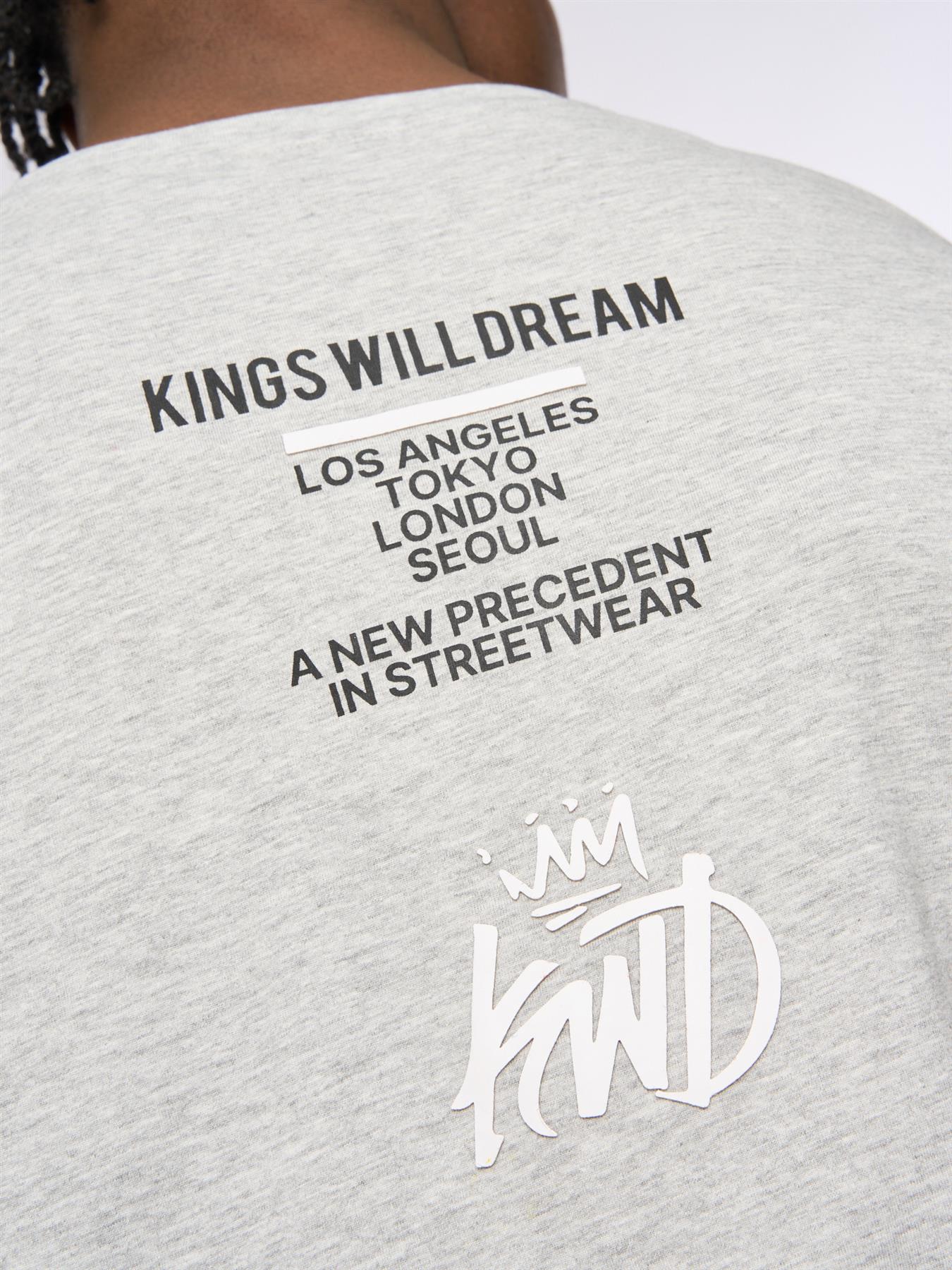 Mens Tagged T-Shirt Grey Marl