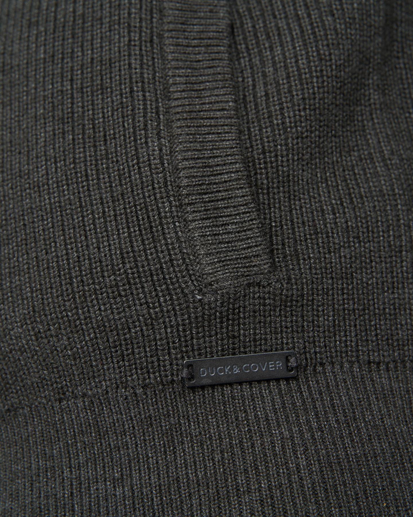 Mens Venosa Shawl Cardigan Charcoal