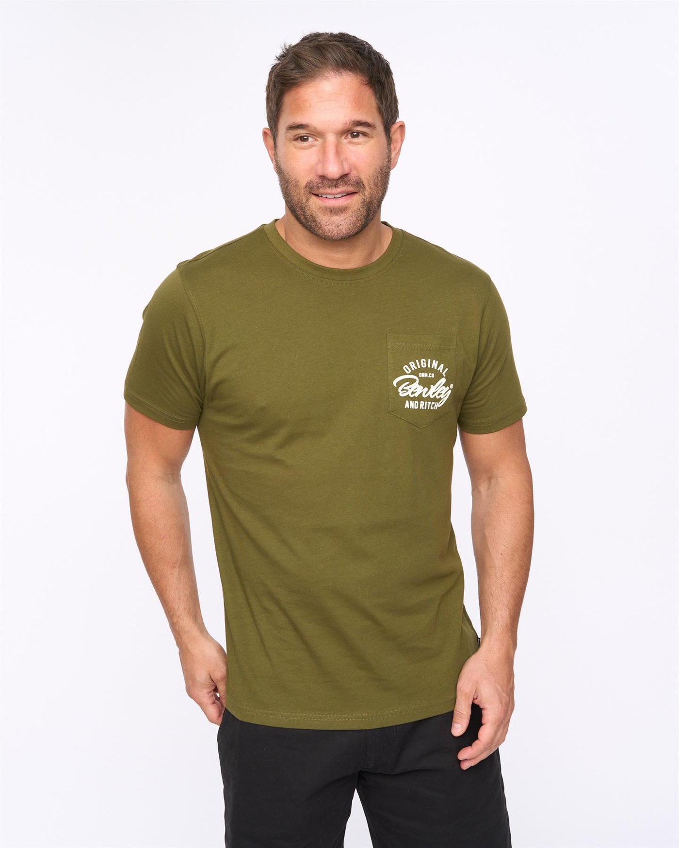 Mens Milestan T-Shirt Olive