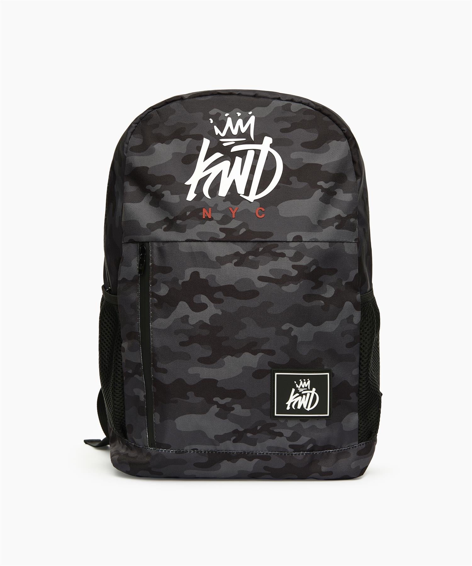 Mens Kayencee Backpack Black Camo