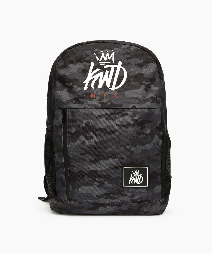 Mens Kayencee Backpack Black Camo