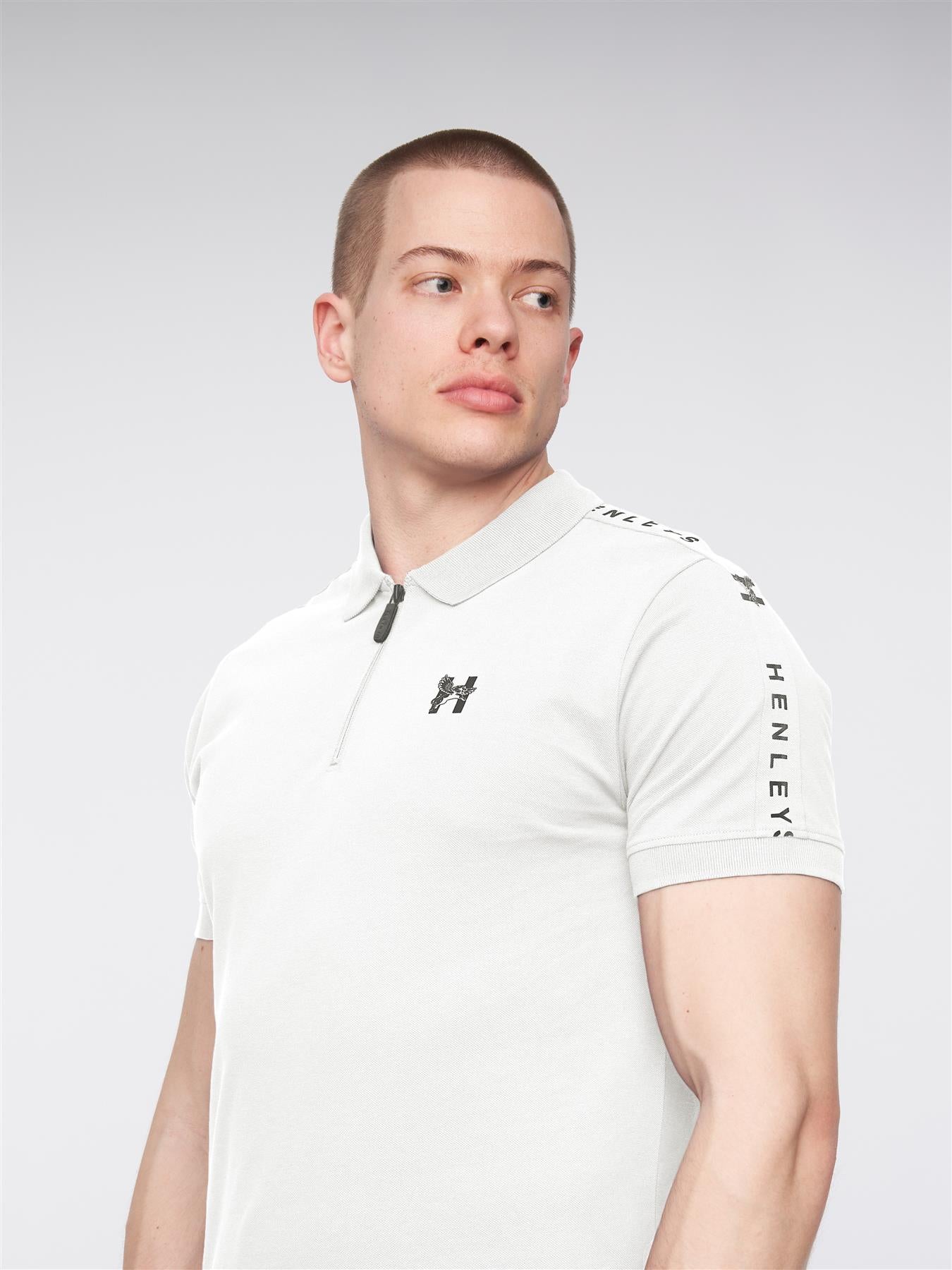 Mens Tapehen Polo White