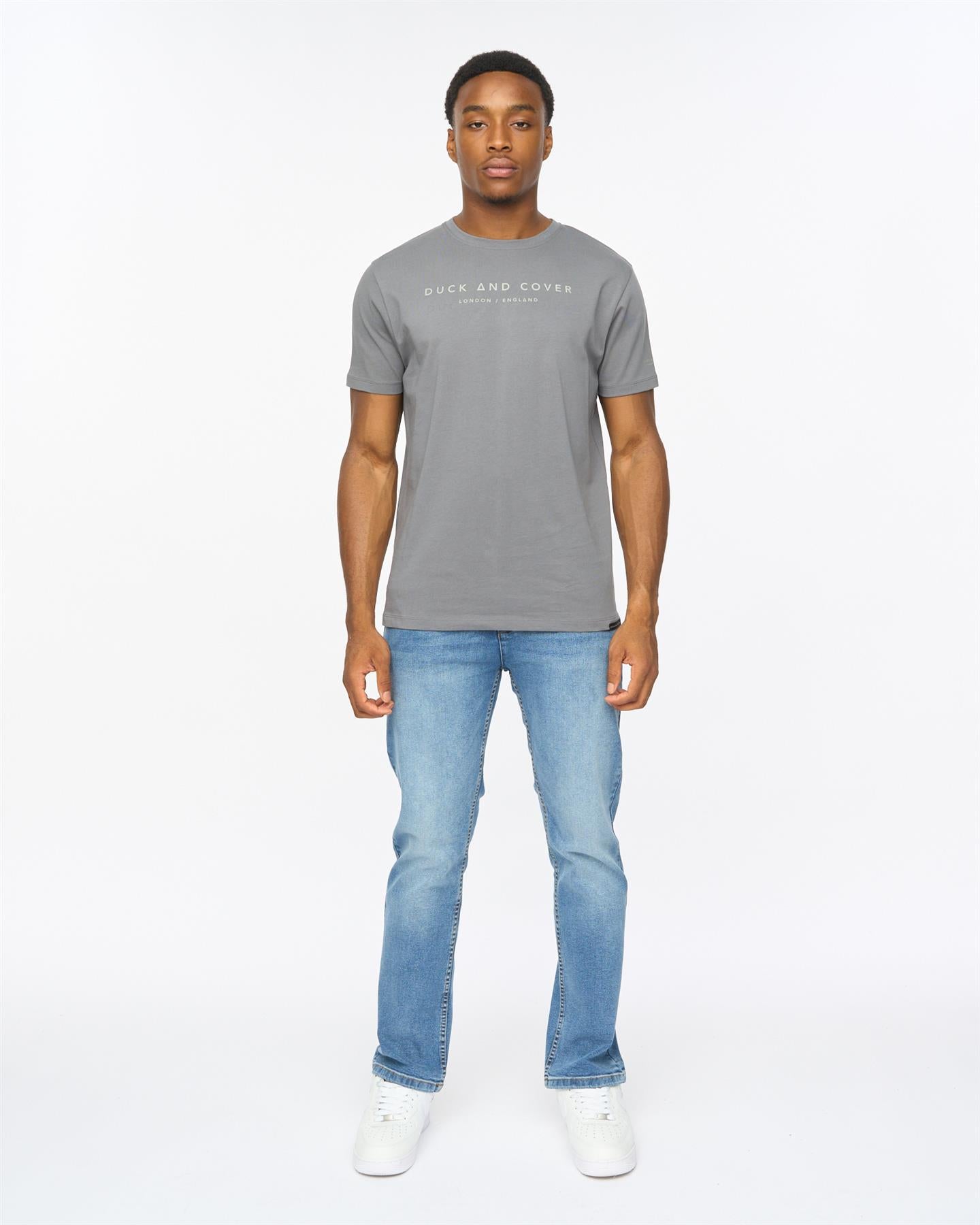 Mens Crytons Heavy T-Shirt Petrol