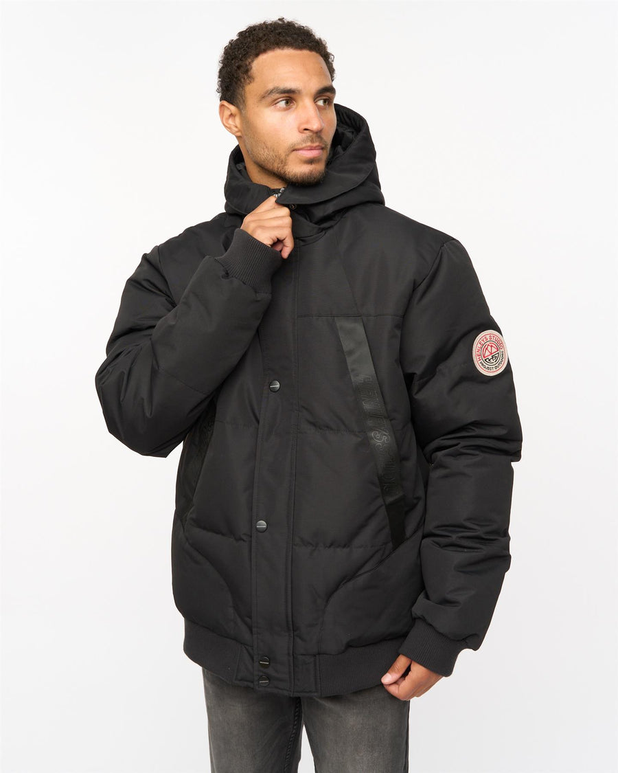 Mens Traction Bomber Jacket Black