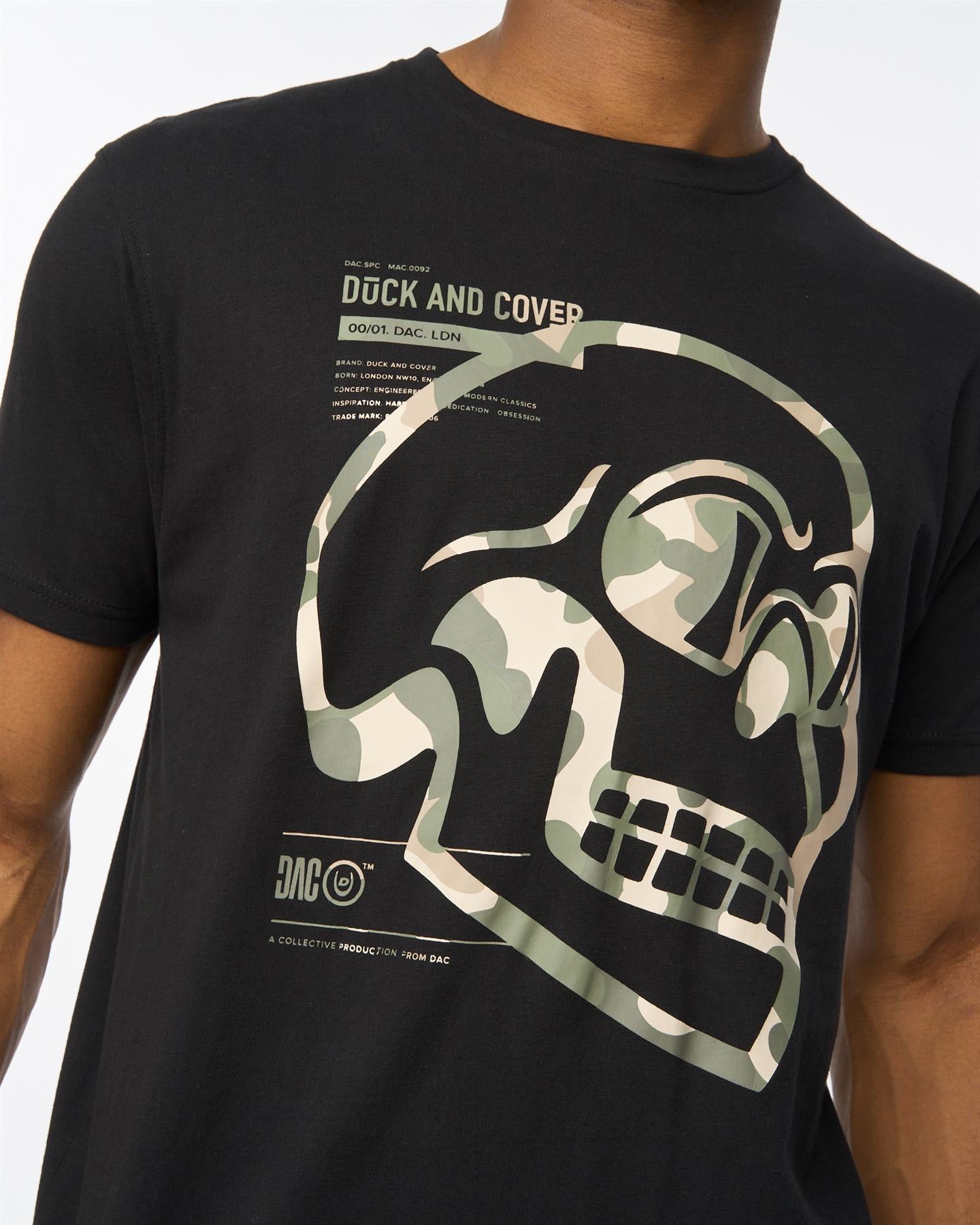 Mens Skullmatic T-Shirt Black
