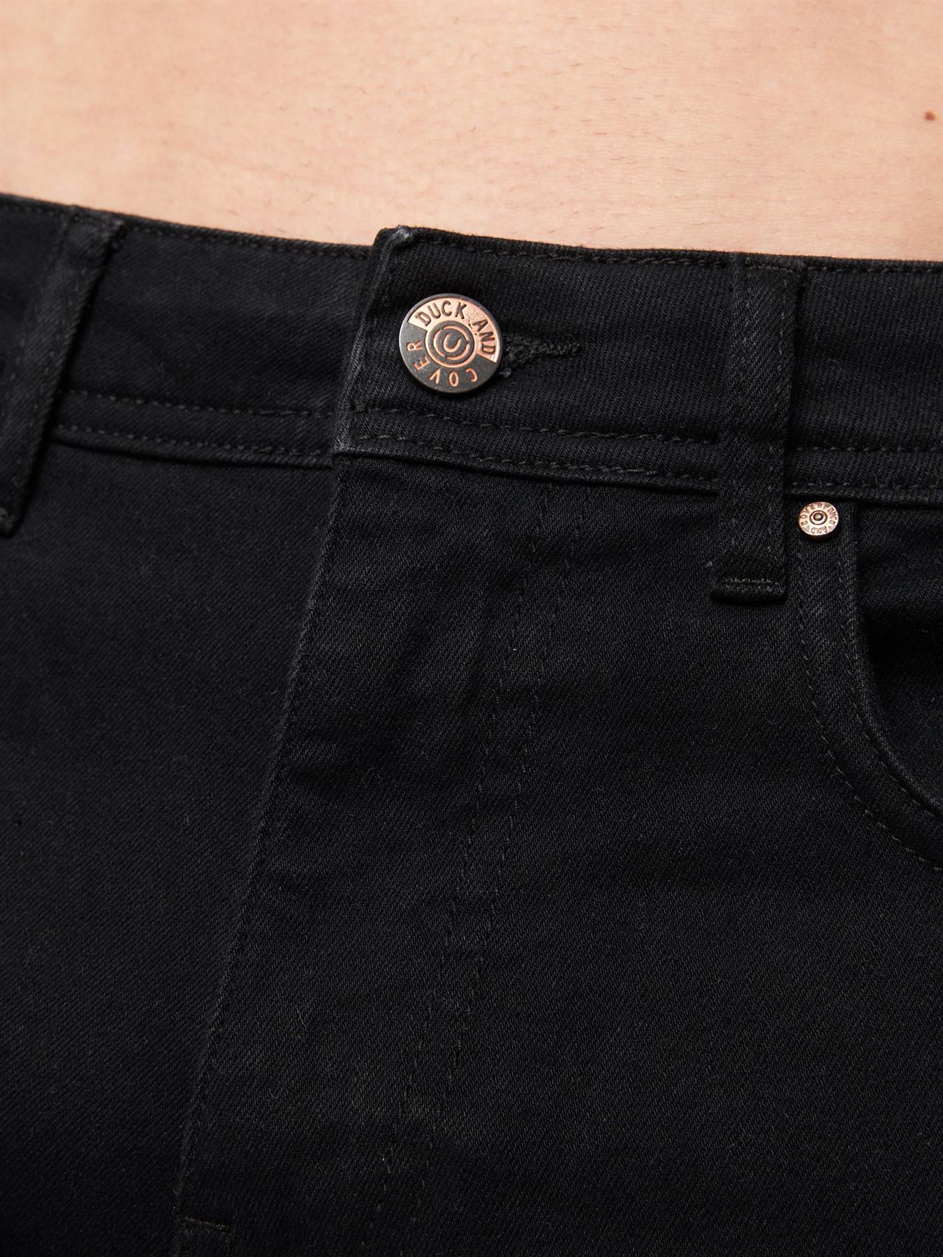 Mens Overburg Tapered Jeans Black