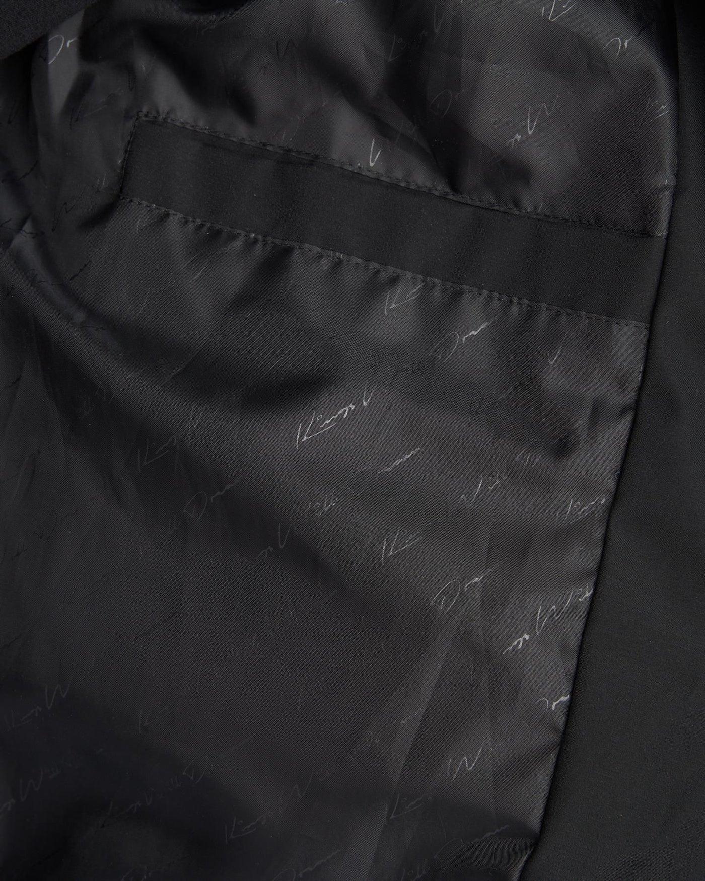Mens Fractioned Puffer Jacket Black