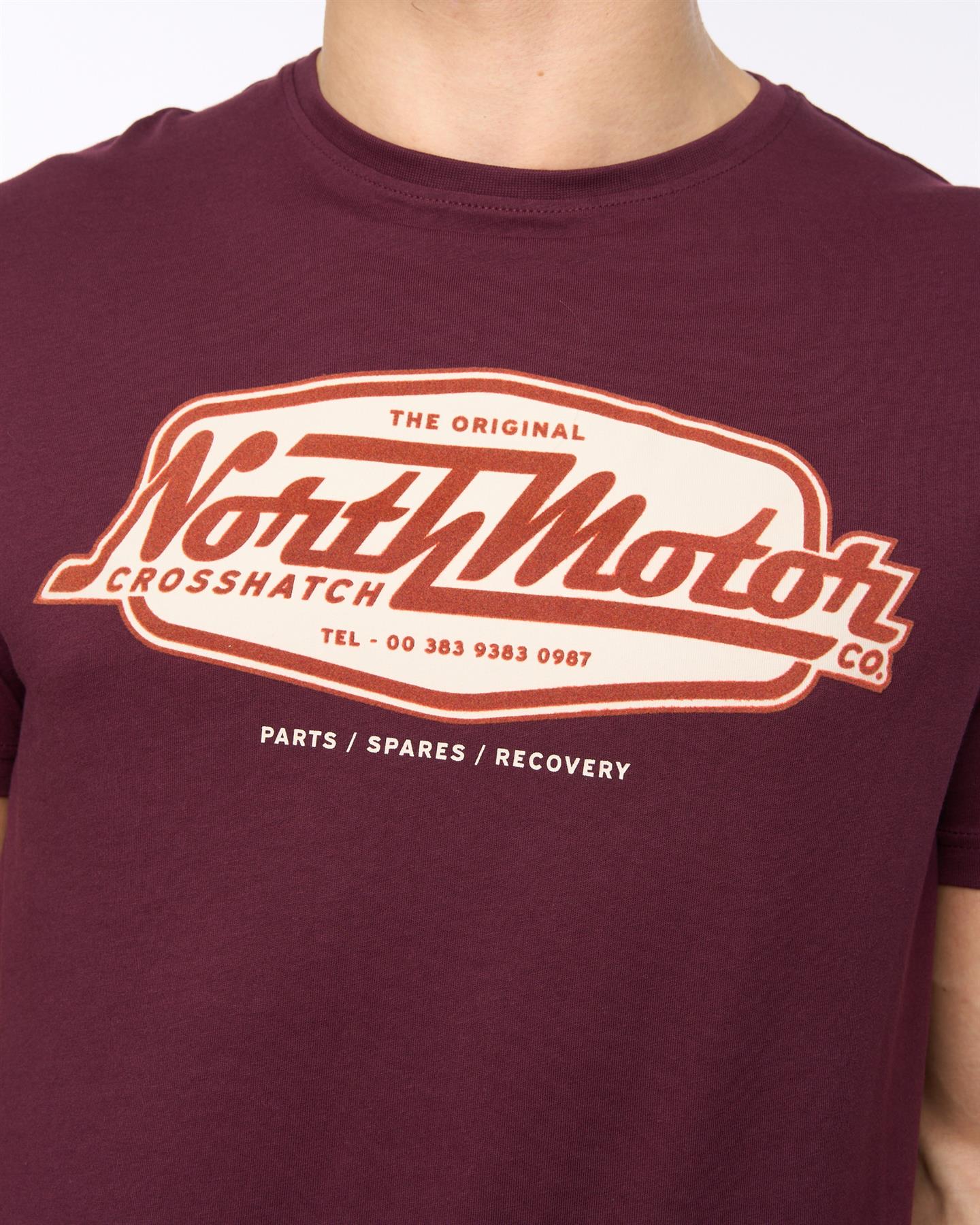 Mens Hellmere T-Shirt Raisin