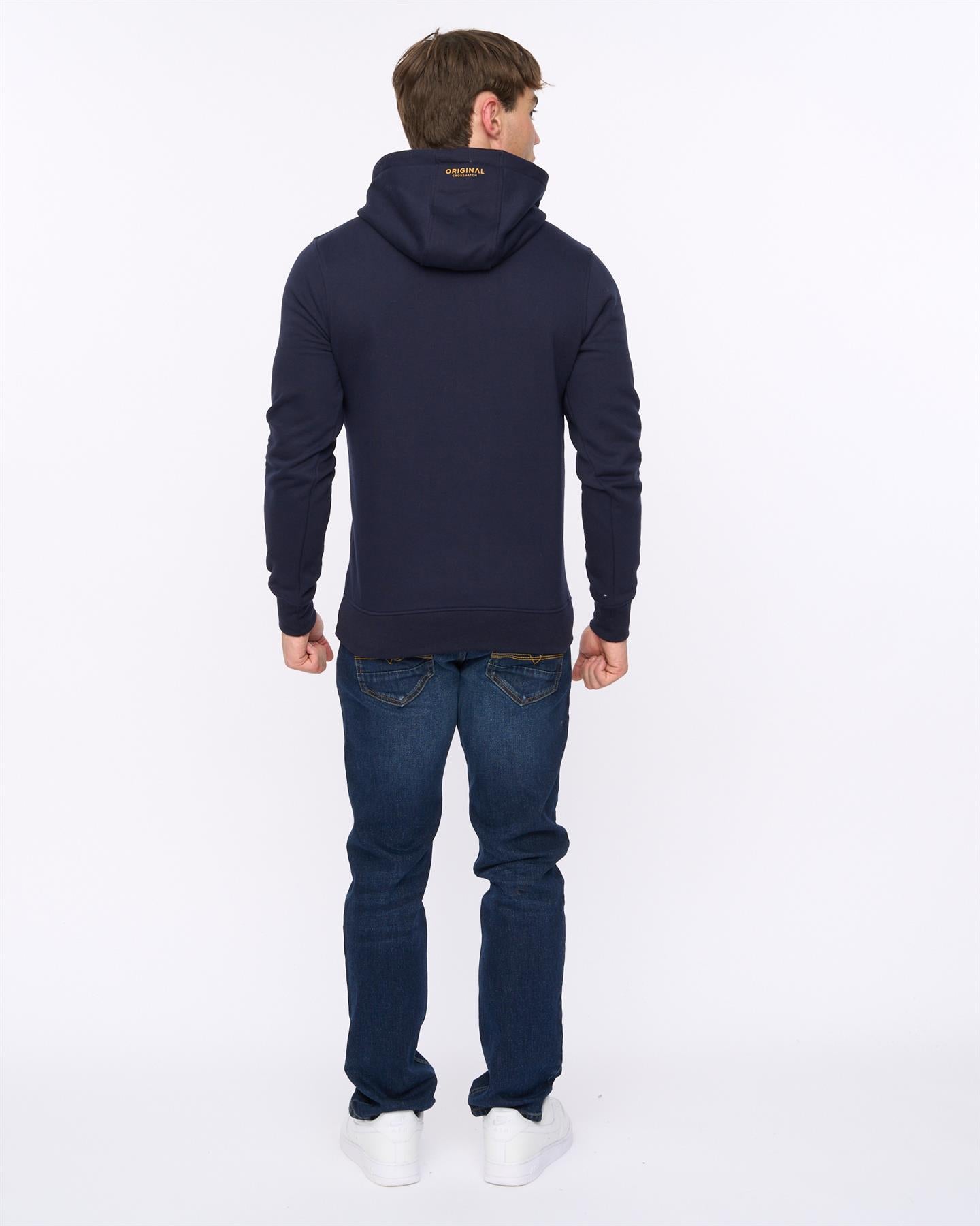Mens Cresswell Hoodie Navy