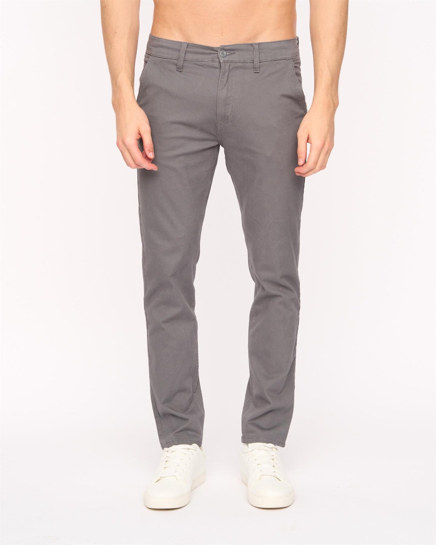 Mens Moretor Chinos Dark Grey