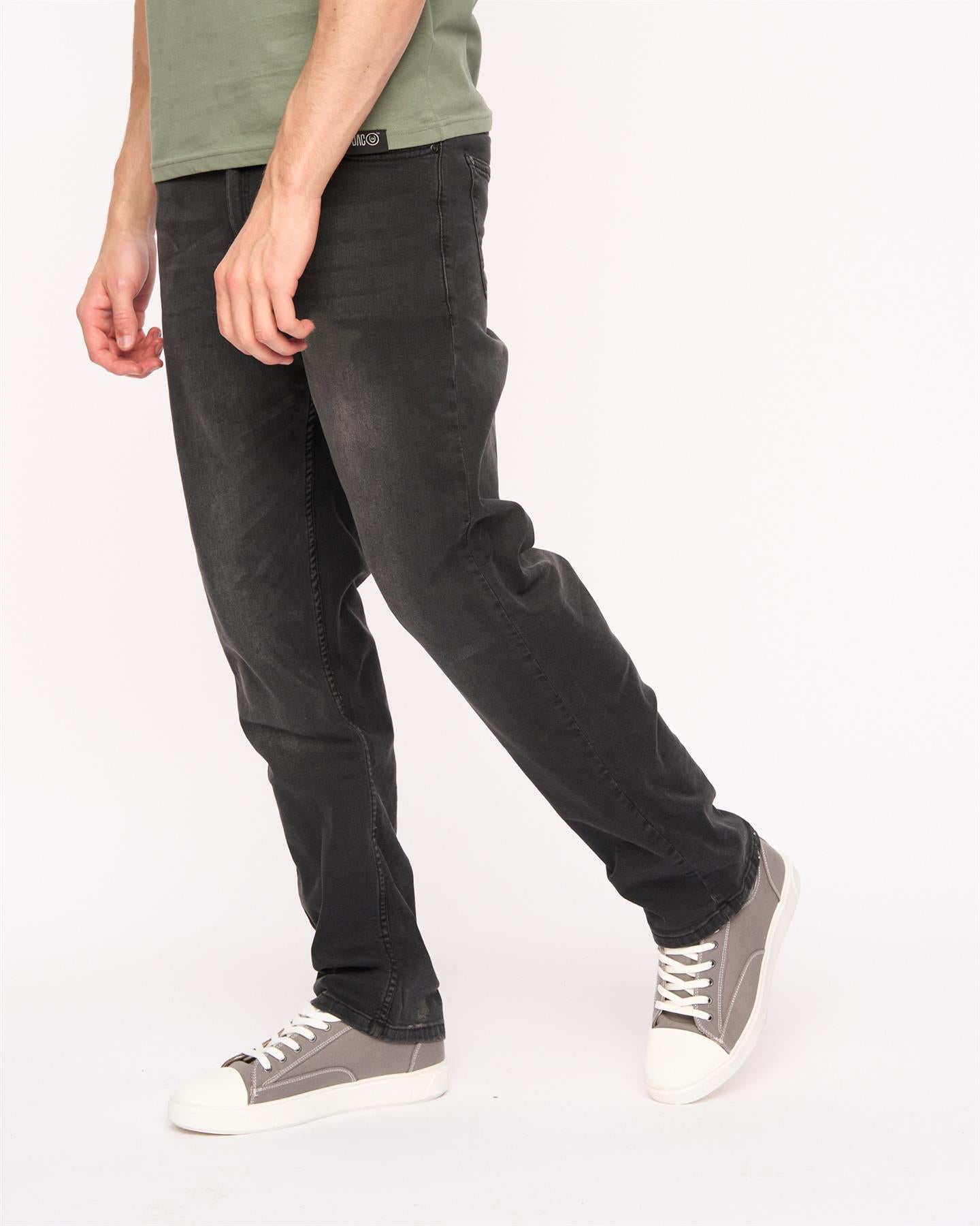 Mens Kelvyn Relaxed Fit Jeans Black