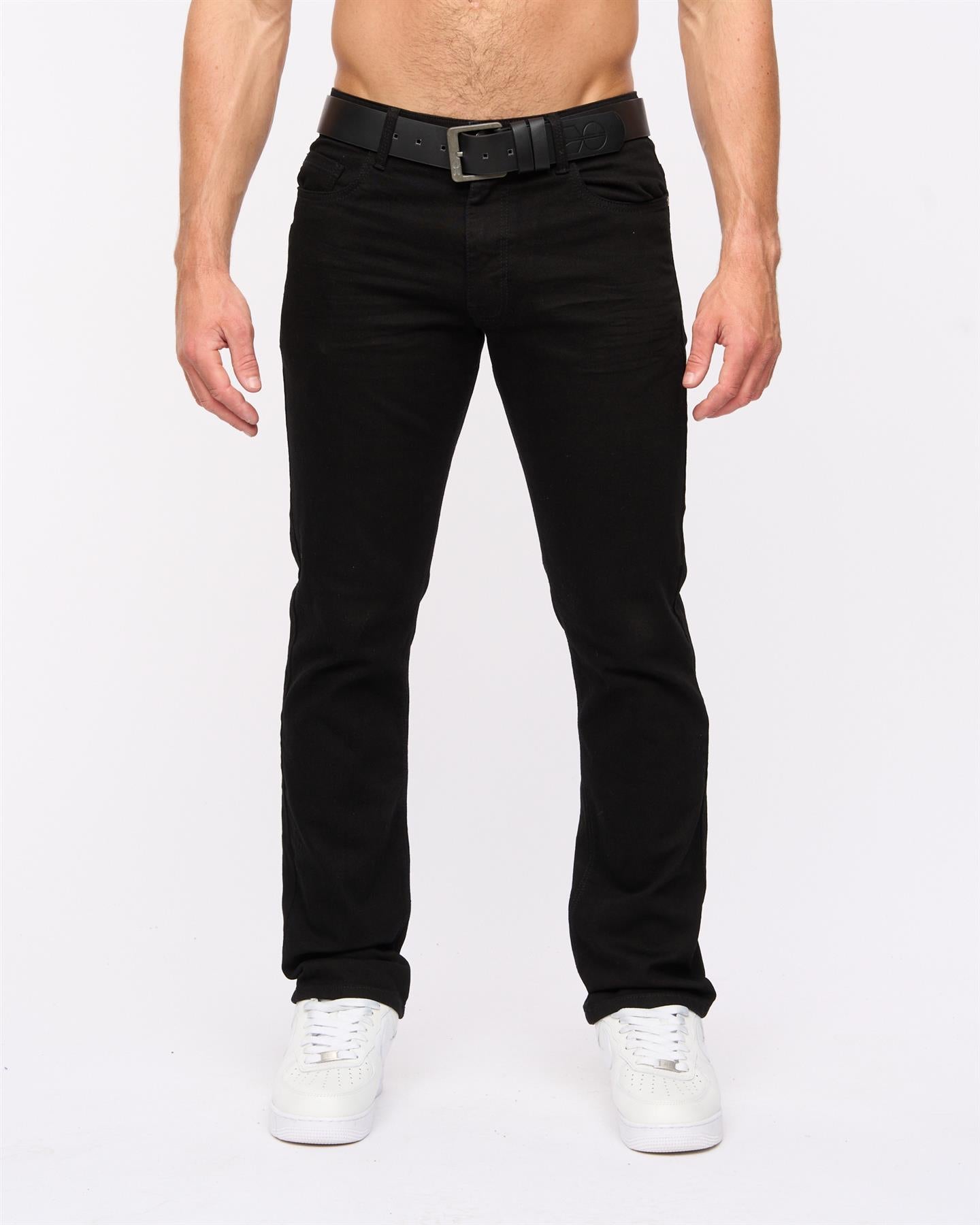 Cadman Straight Jeans Solid Black