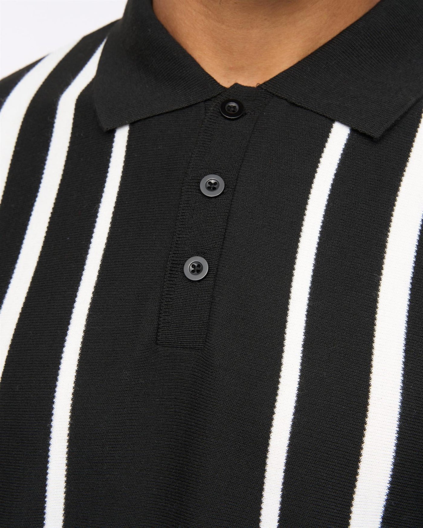 Stalwart Knit Polo Black