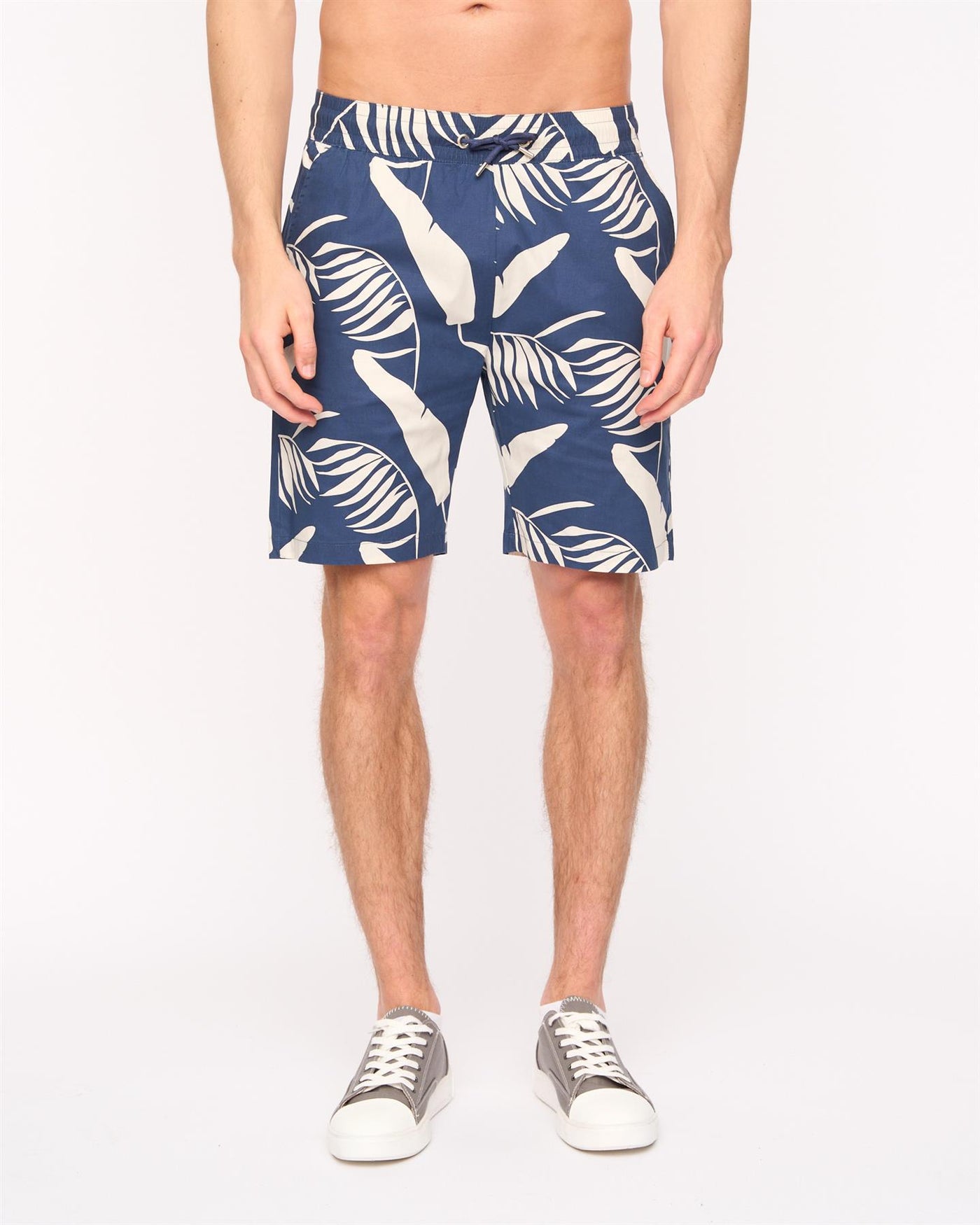 Mens Hopkinton Shirt & Shorts Set Navy