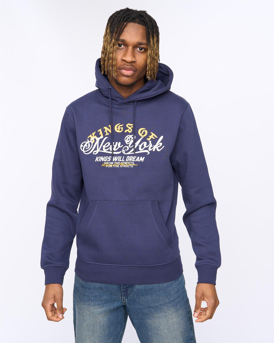 Mens Affiliated Hoodie Navy