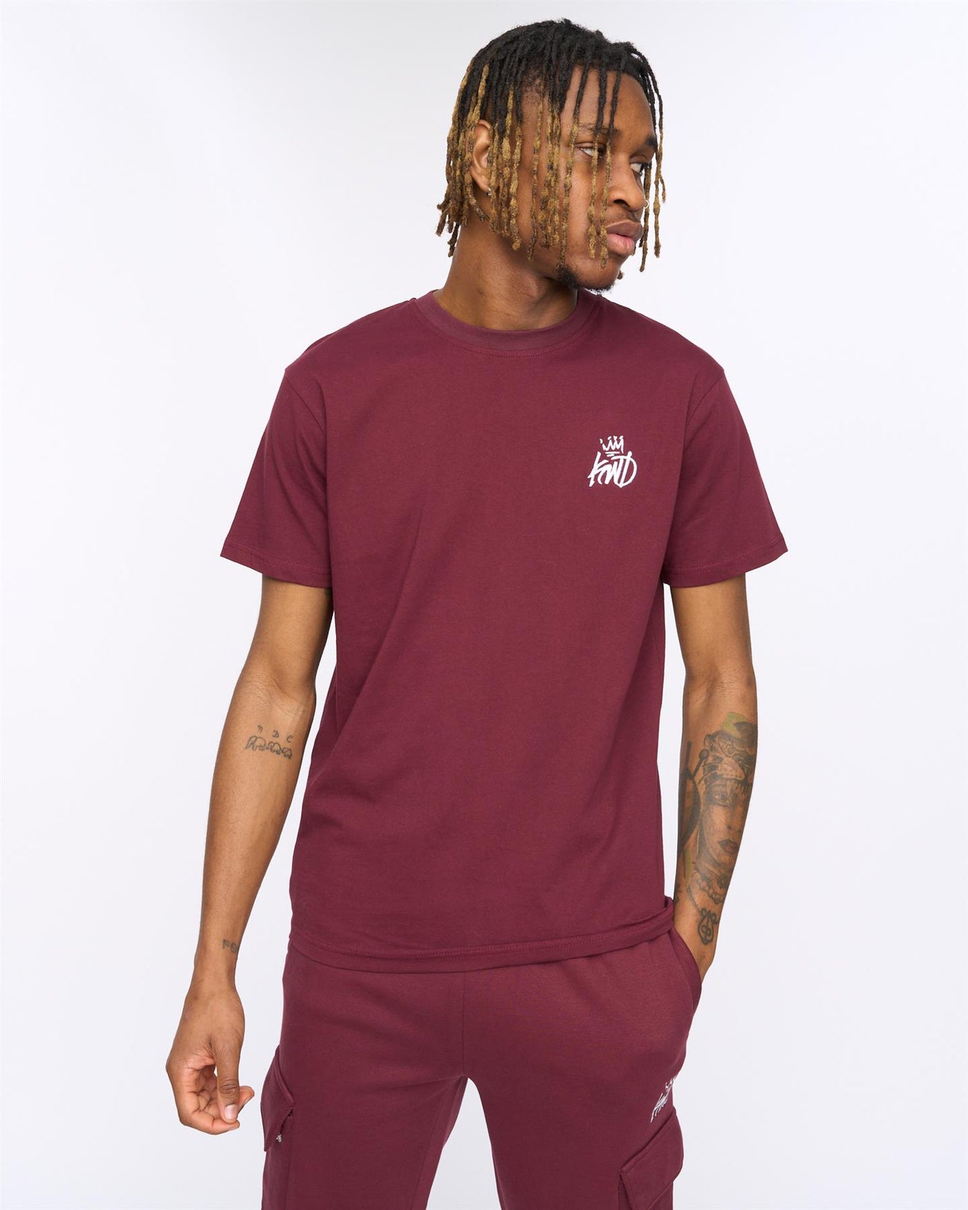 Mens Crosby T-Shirt Burgundy