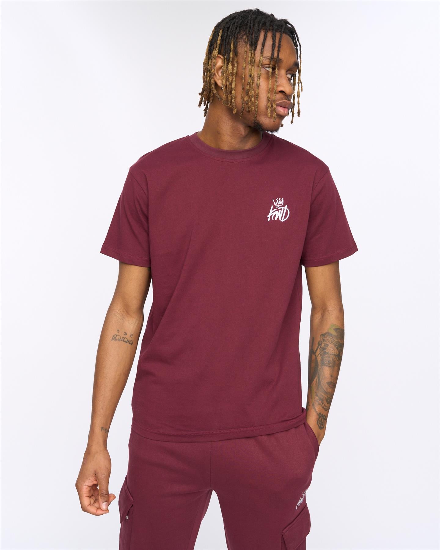 Mens Crosby T-Shirt Burgundy
