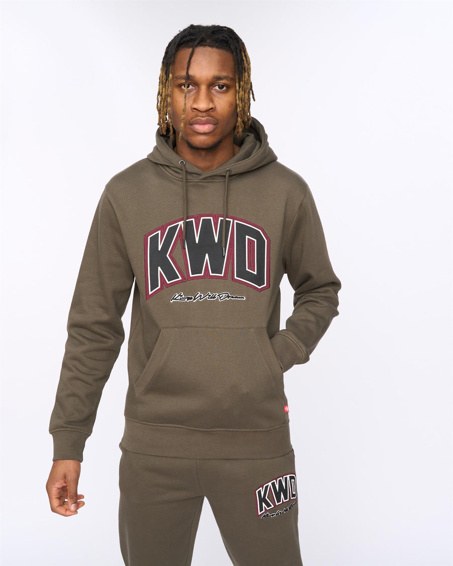 Mens Kingdome Hoodie Olive
