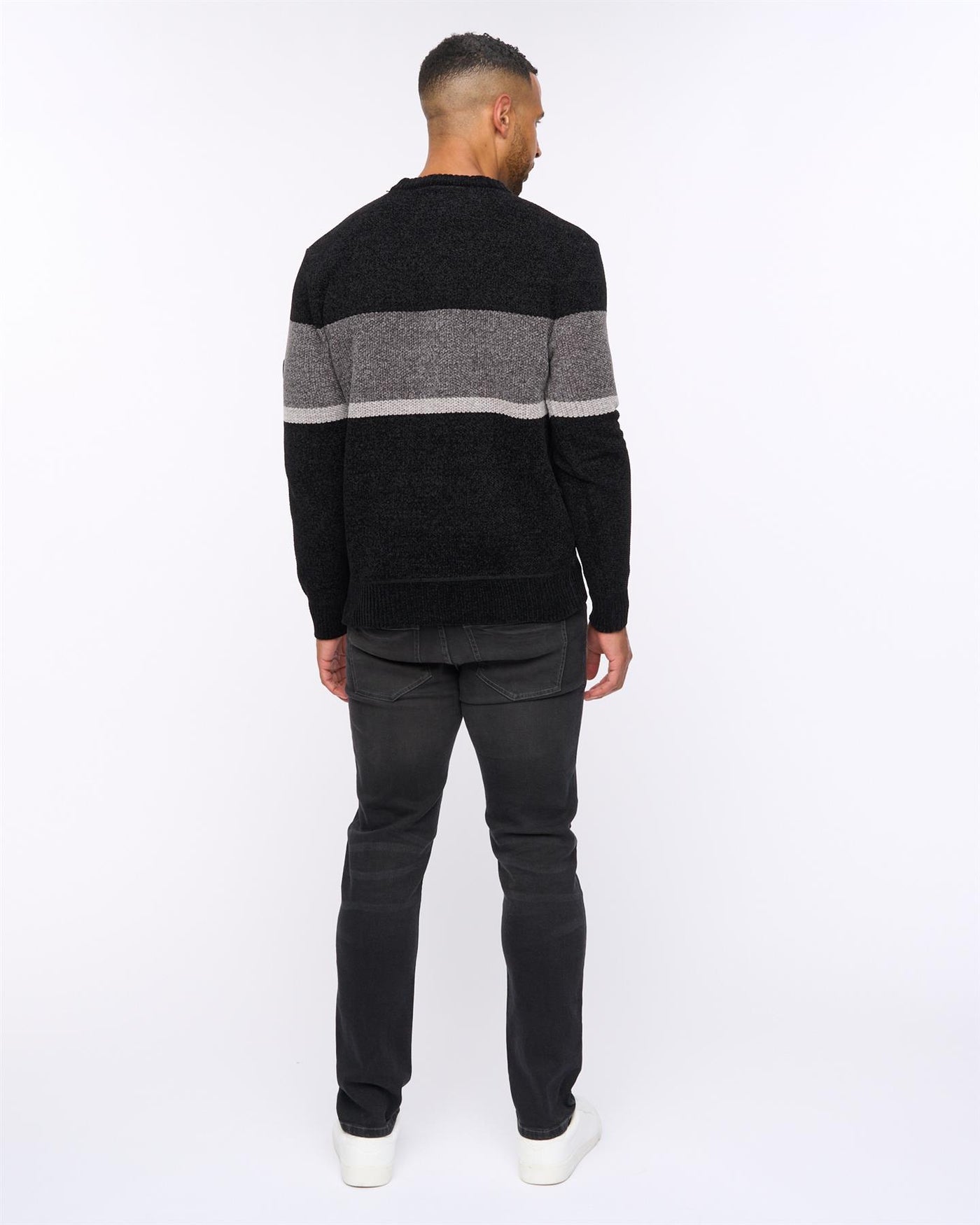 Mens  Kirkman Crew Knit Black