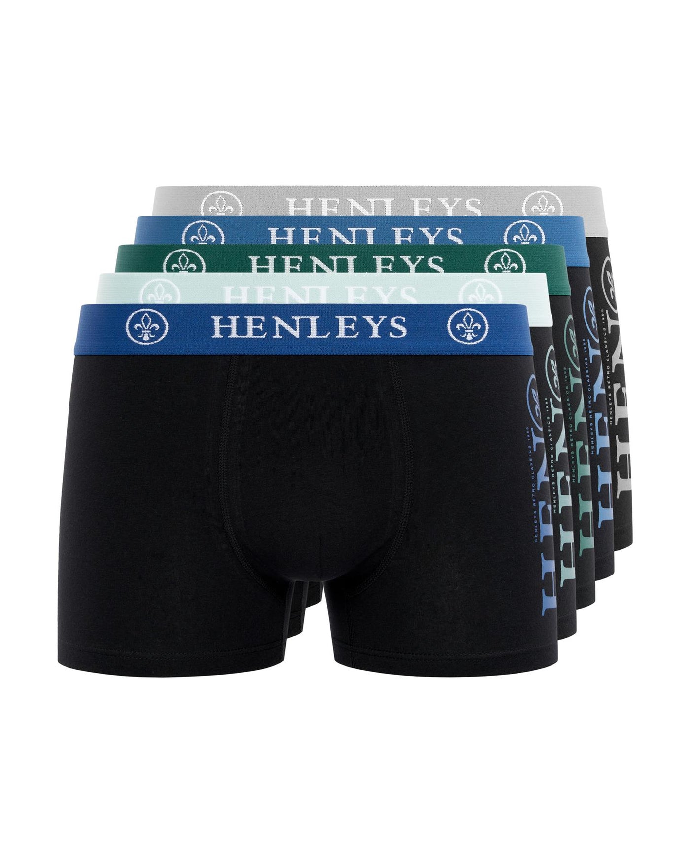 Mens Kelpar Boxers 5pk Assorted