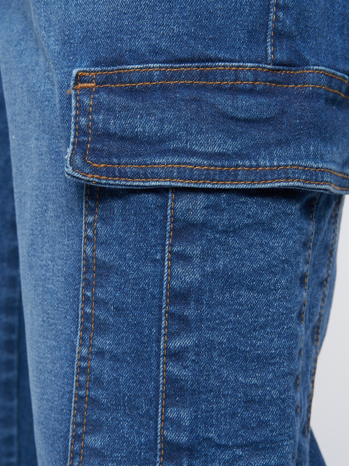 Kremtap Cargo Jeans Stone Wash