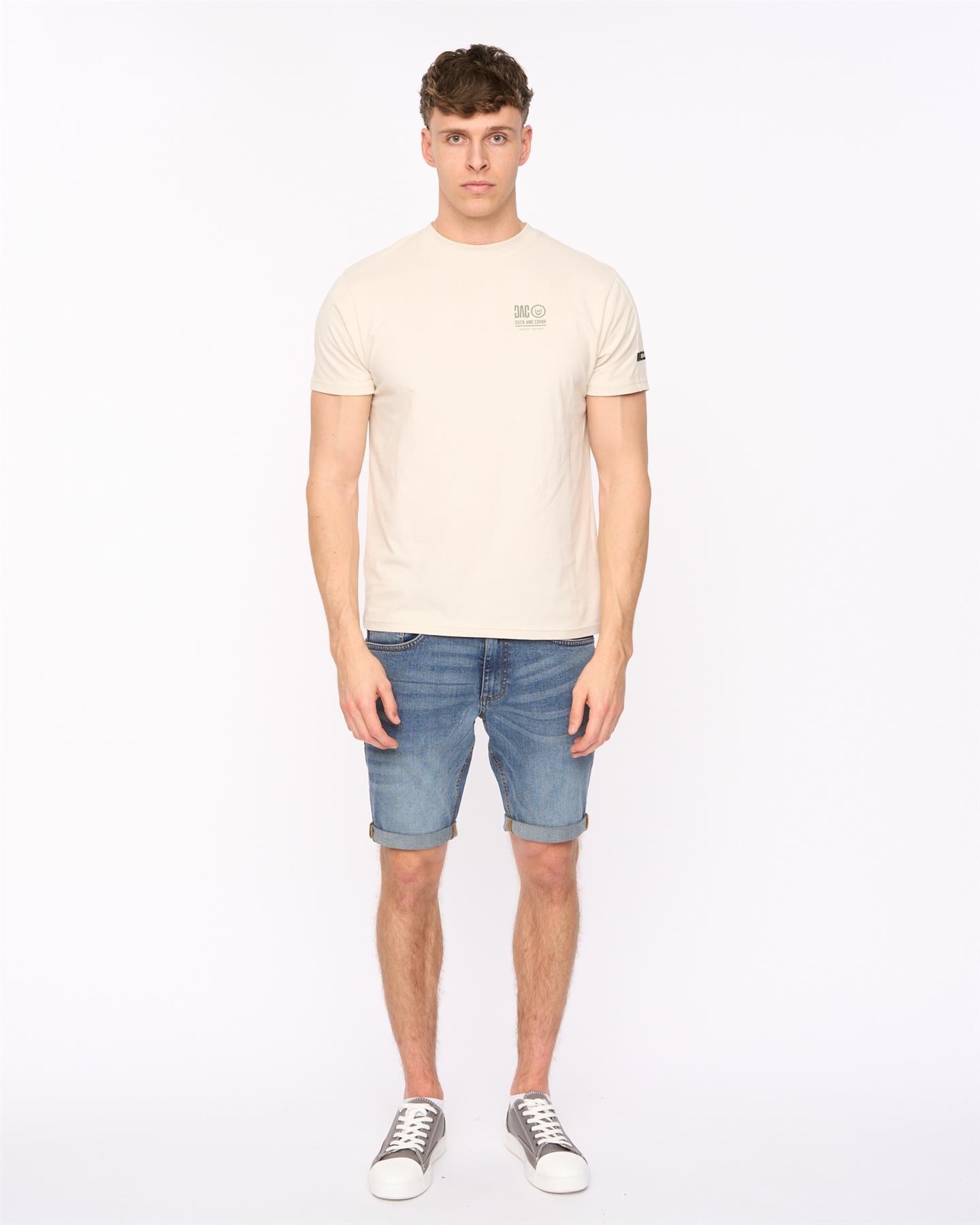 Mens Lynnfold T-Shirt Light Stone
