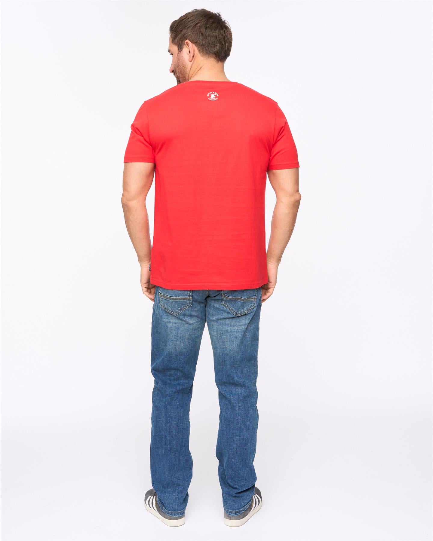 Mens Harlings T-Shirt Red