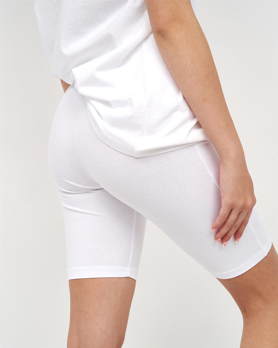 Womens Karodar Cycle Shorts White