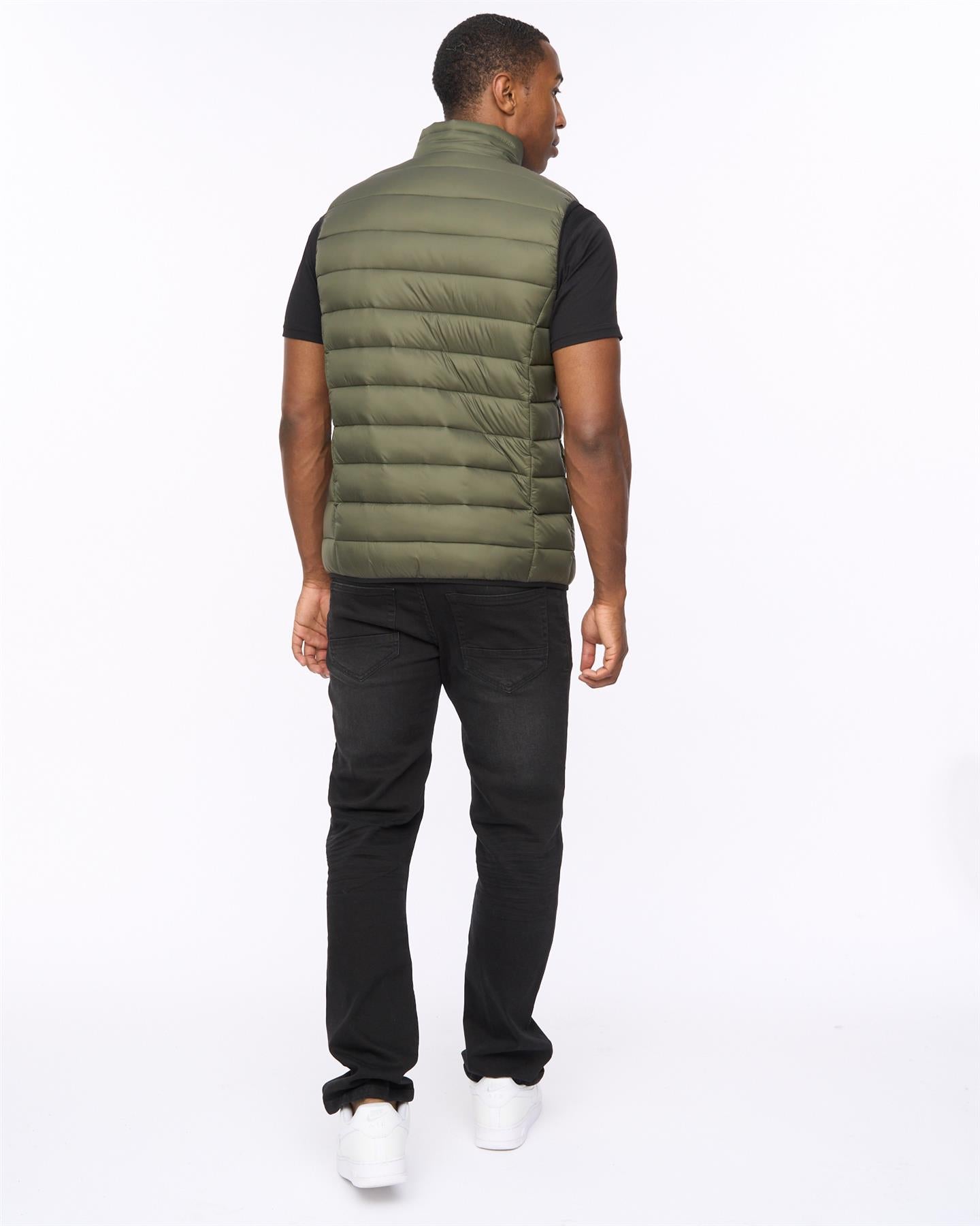 Mens Gattering MVE Gilet Olive