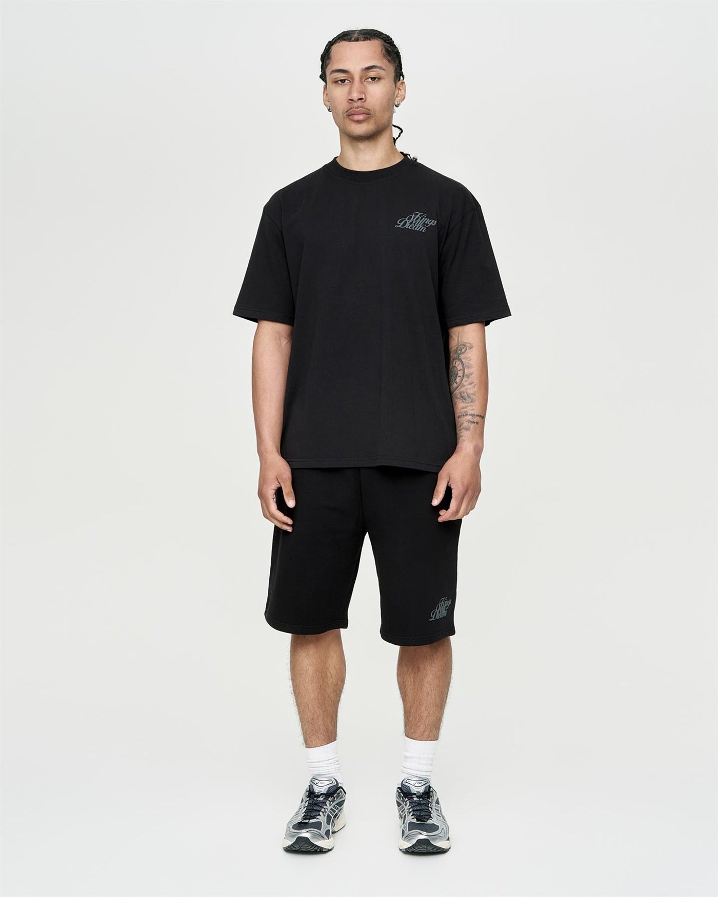 Mens Studio Scripted T-Shirt Black