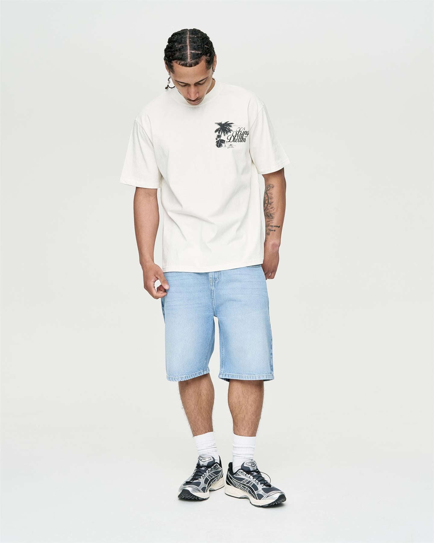 Mens Studio Hotel Tropicana T-Shirt Off White
