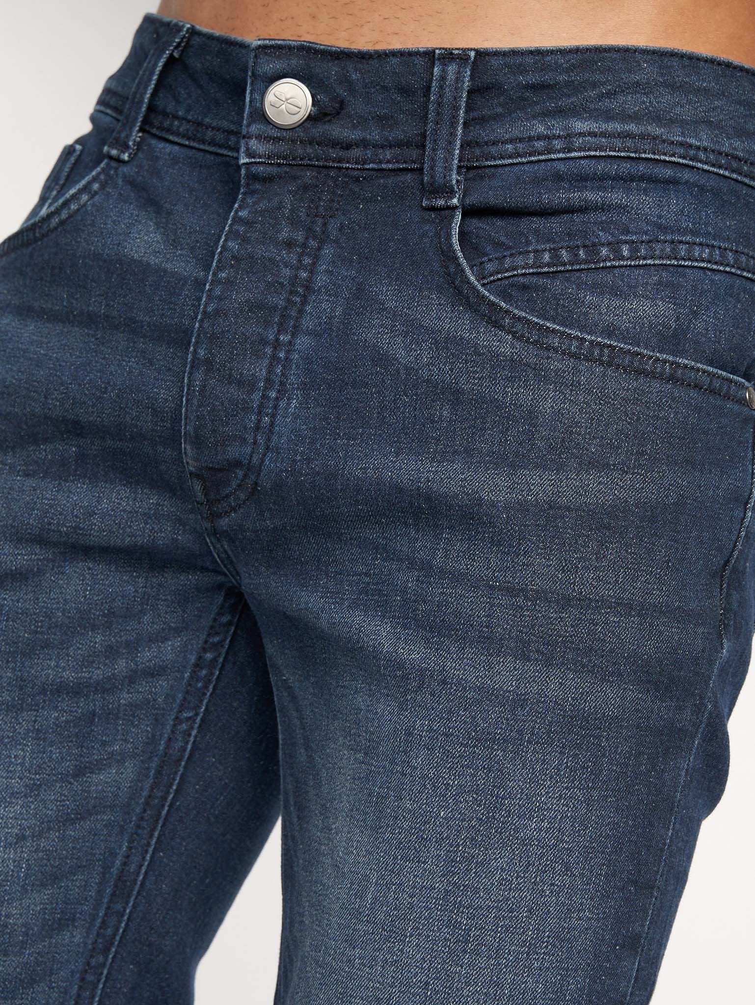 Sheldons Slim Fit Jeans Dark Wash