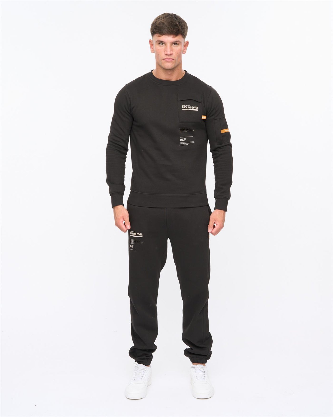 Mens Applewood Crew Sweat Black