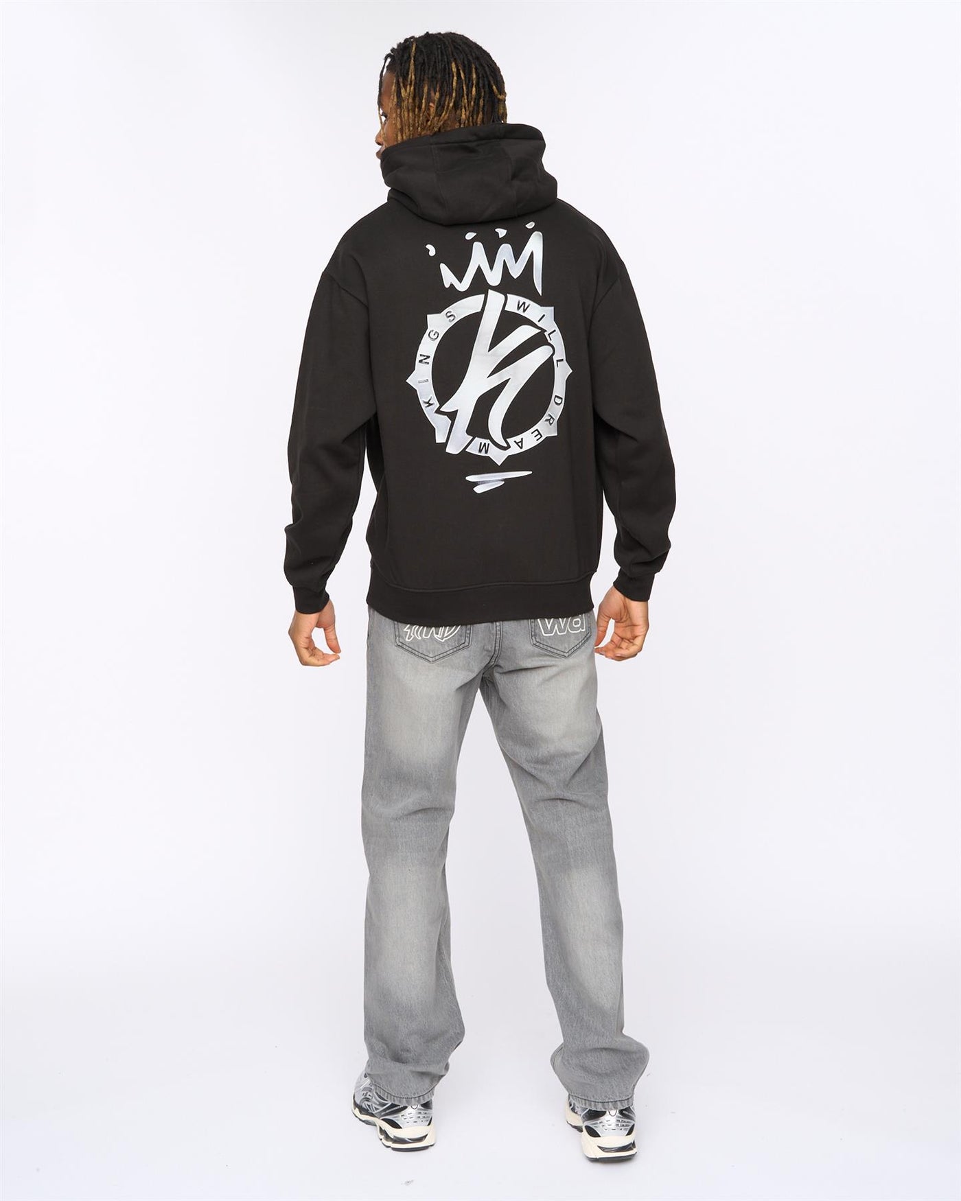 Mens Kayspray Hoodie  Black